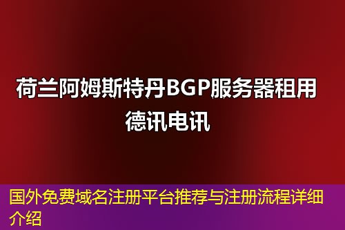 國(guó)外免費(fèi)域名注冊(cè)平臺(tái)推薦與注冊(cè)流程詳細(xì)介紹