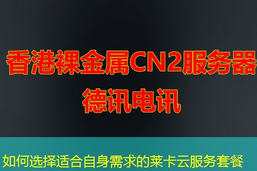 如何選擇適合自身需求的萊卡云服務套餐