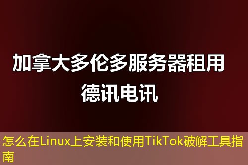 怎么在Linux上安裝和使用TikTok破解工具指南