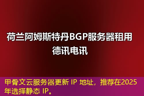 甲骨文云服務(wù)器更新 IP 地址，推薦在2025年選擇靜態(tài) IP。